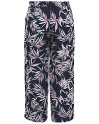ONLY - Palazzohose ONLNOVA LIFE CROP PALAZZO PANT AOP PTM - Lyst