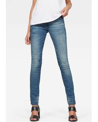 G-Star - Fit-Jeans Lynn Mid Waist Skinny moderne Version des klassischen 5-Pocket-Designs - Lyst