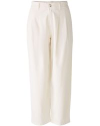 Ouí - Stoffhose Hose THE RELAXED mid waist, cropped, tapered fit - Lyst