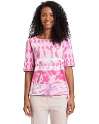 Betty Barclay - T-Shirt mit Tunnelzug (1-tlg) Rippbündchen - Lyst