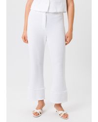 Tuzzi - Stoffhose mit dekorativem Saum - Lyst