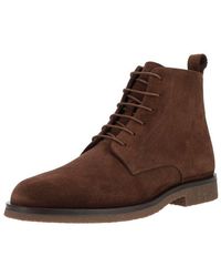 Geox - Stiefelette Veloursleder Schnürstiefelette - Lyst