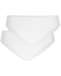 CALIDA - Slip Benefit (2Er Pack) Elastisch, Single Jersey-Qualität, Weich, Basic - Lyst