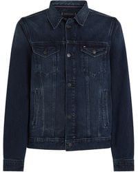 Tommy Hilfiger - Jeansjacke TRUCKER JKT RGD TRAIL BLUEBLK - Lyst