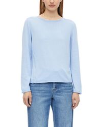 S.oliver - Strickpullover Mit U-Boot-Ausschnitt - Lyst