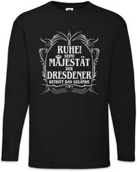 Urban Backwoods - Langarmshirt Seine Majestä Der Dresdener Langarm T-Shirt DDR Elbe Semperoper - Lyst
