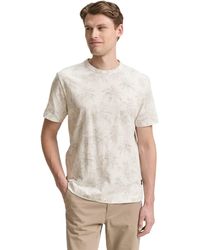 Tom Tailor - T-Shirt mit All-Over Palmen Print - Lyst