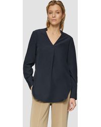 S.oliver - Langarmbluse Longbluse aus Modalmix mit Tunika-Ausschnitt - Lyst