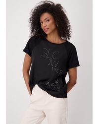 Monari - Schlupfbluse mit Glitzernieten - Lyst