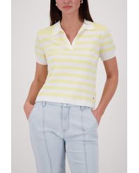 Monari - Poloshirt Pullover Polo Ringel Regular fit mit Streifen - Lyst