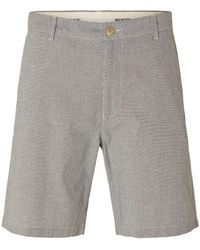 SELECTED - Stoffhose SLHREGULAR BILL STRUCTURED SHORTS - Lyst