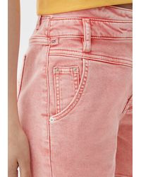 QS - Jeansshorts Jeans-Shorts Mom / Relaxed Fit / High Rise / Straight Leg - Lyst