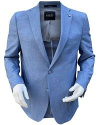 DIGEL - Blauer Anzugsakko - Anzugjacke - Modern Fit Sakko - Lyst