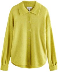 Next - Strickpullover PREMIUM Gestricktes Button-down-Hemd mit Alpaka (1-tlg) - Lyst