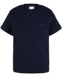 Tom Tailor - T-Shirt STRUCTURED SERAFINO (1-tlg) aus Baumwolle - Lyst