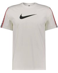 Nike - T-Shirt M NSW REPEAT SS TEE - Lyst