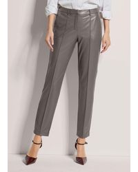 Madeleine - Stretch-Hose im Leder-Look - Lyst