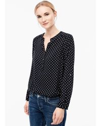 S.oliver Bluse - Schwarz