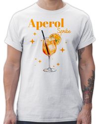 Shirtracer - T-Shirt Aperol Spritz Kostüm Aperoli Aperollin Freundin Spritztour Karneval & Fasching - Lyst