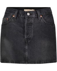 Levi's - Jeansrock ICON SKIRT DARK MIRROR - Lyst
