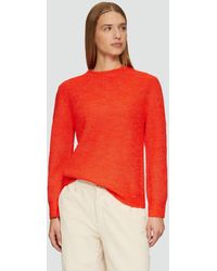 S.oliver - Strickpullover Casual (1-tlg) langarm, Rundhals-Ausschnitt, Rippdetail - Lyst