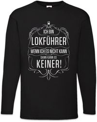 Urban Backwoods - Langarmshirt Ich Bin Lokführer Langarm T-Shirt Lok Lokomotive Arbeit Beruf (1-tlg) - Lyst