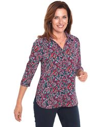 Goldner - Hemdbluse Pflegeleichte Bluse mit 3/4-Arm - Lyst