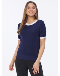 Sarah Kern - Langarmshirt Kurzarmshirt koerpernah mit Maritim-Motiv - Lyst
