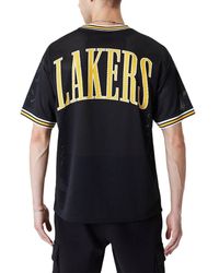 KTZ - T-Shirt NBA LA Lakers Mesh - Lyst