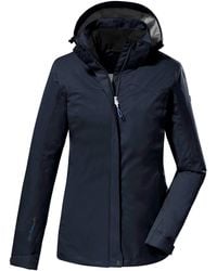 Killtec - Outdoorjacke KOS 133 WMN JCKT Wasser- und winddichte jacke mit abnehmbarer Kapuze - Lyst