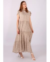 YC Fashion & Style - Sommerkleid -Maxikleid aus Reiner Viskose – Sommerliche Eleganz Alloverdruck - Lyst