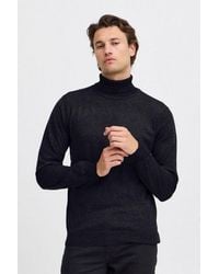 Blend - Strickpullover Bhbruton V-Neck Stilvoller Strickpullover Mit Rollkragen - Lyst