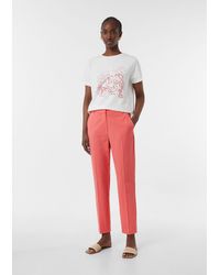 Comma, - 7/8-Hose Elegante Stoffhose im Slim Fit - Lyst