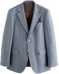 Next - Sakko Strukturiertes Tailored Fit Anzugsakko (1-tlg) - Lyst