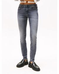 Tommy Hilfiger - Tommy Skinny-fit-Jeans SOPHIE LW SKN mit Logo-Badge, in Knöchellänge - Lyst