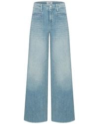 Cambio - Regular-fit-Jeans Tess wide leg short - Lyst