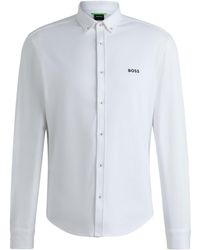 BOSS - Langarmhemd Hemd Motion - Lyst