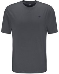 Fynch-Hatton - - Basic T-Shirt (1-tlg) unifarben - Lyst