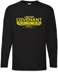 Urban Backwoods - Langarmshirt USCSS Covenant Langarm T-Shirt Nostromo Alien Yutani Logo Corp Ripley - Lyst