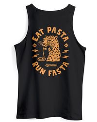 Neverless - Tanktop Tank-Top Aufdruck Schrift Eat Pasta Brustprint Retro Fashion mit Print - Lyst