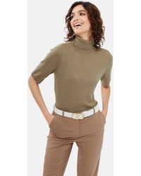 Madeleine - Strickpullover Kaschmirpullover mit Rollkragen - Lyst