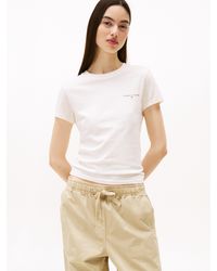 Tommy Hilfiger - Kurzarmshirt TJW SLIM LINEAR SS TEE EXT - Lyst