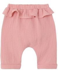 VERTBAUDET - Hose & Shorts Baby-Set mit Volants: Bluse & Haremshose, Musselin - Lyst