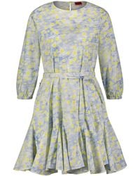 HUGO - Kleid KAROMALLA aus Baumwolle - Lyst