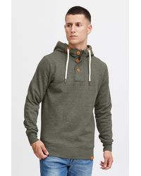 Solid - Hoodie SDTripStrip Kapuzensweatshirt mit Knopfleiste - Lyst