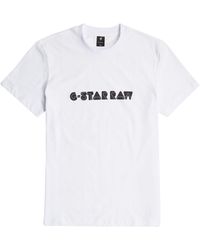 G-Star RAW - Shirt Graphic script r t - Lyst