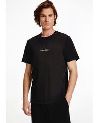 Calvin Klein - T-Shirt mit Logo Druck - Lyst