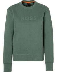 BOSS - Sweatshirt C_Elaboss_6 Premium mode mit Rundhalsausschnitt - Lyst