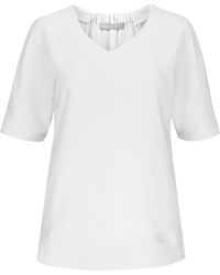 Bianca - Shirtbluse SAHRA in cleanem Look mit V-Ausschnitt - Lyst