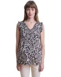 VERTBAUDET - Kurzarmbluse Ärmellose Bluse für Schwangerschaft & Stillzeit - Lyst